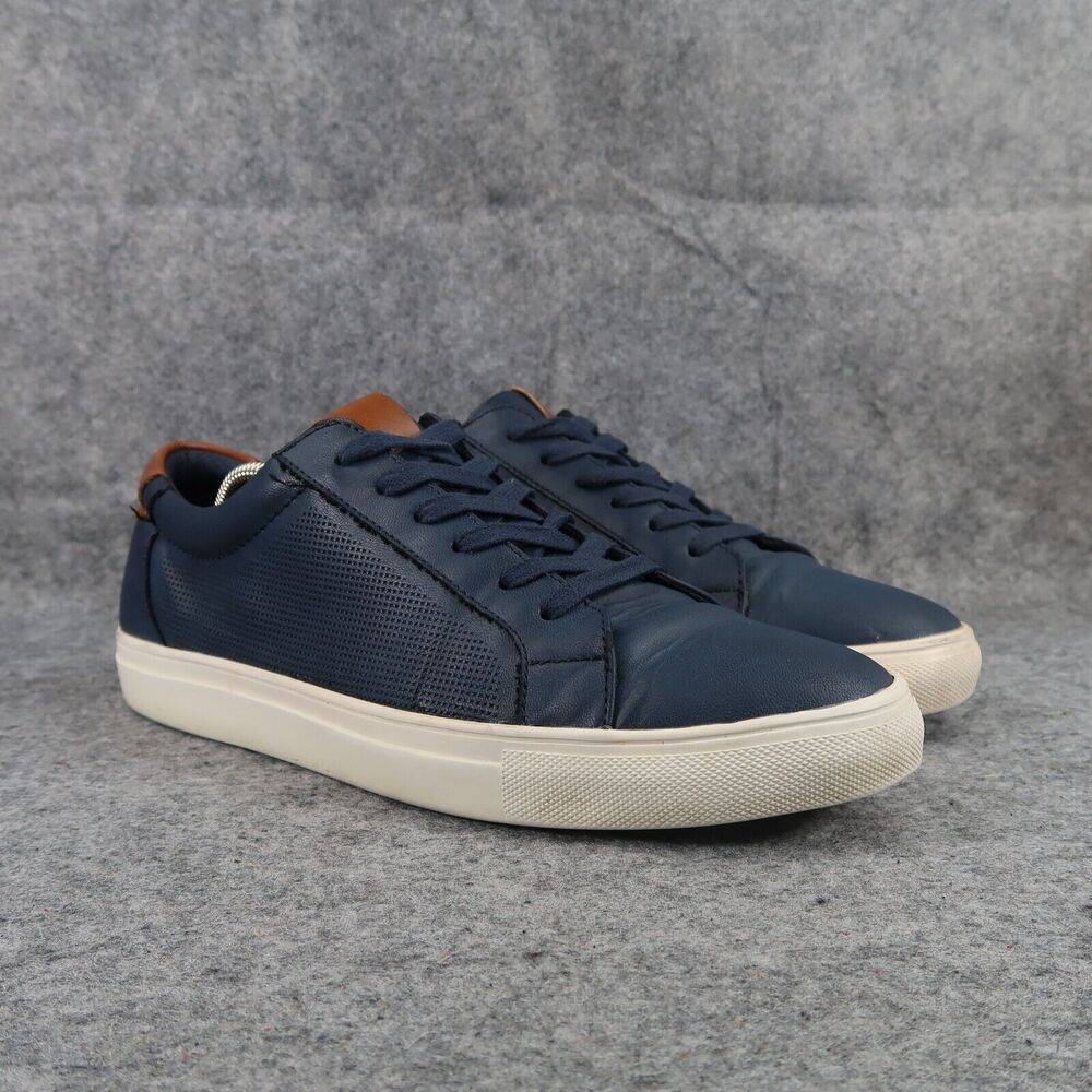 14th & Union Shoes Mens 9.5 Sneakers Lifestyle Casual Classic Low Lace Up Blue